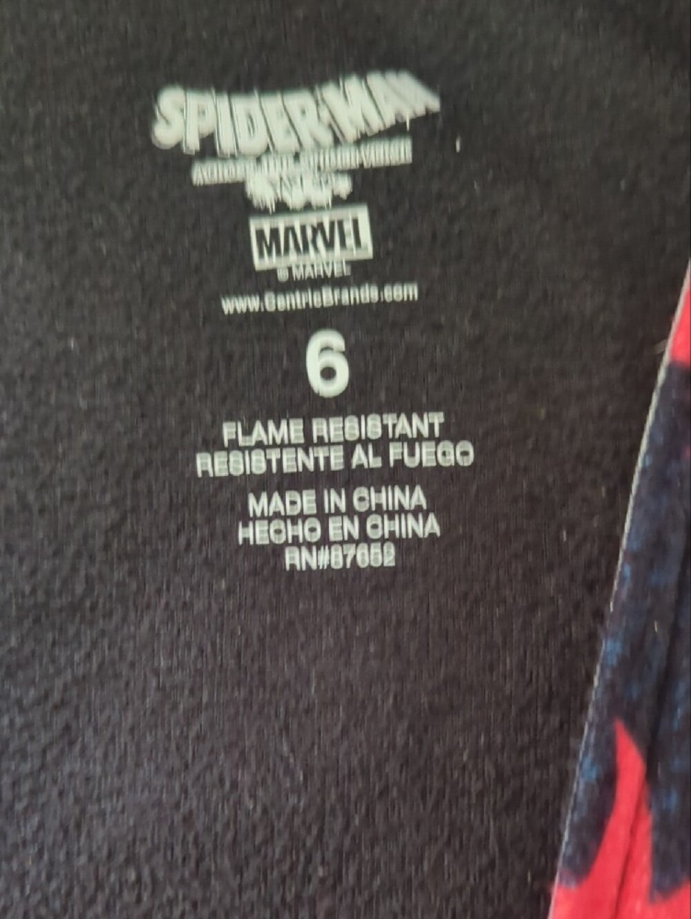 Marvel Navy & Red Spider Logo Hooded One-Piece Zipper - Picture 2 of 3